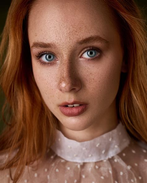 Max Pyzhik Women Portrait Blue Eyes Redhead Wallpaper Resolution