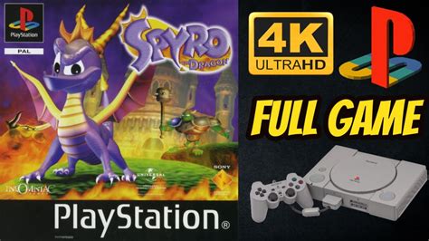 Spyro the Dragon PS1 4K60ᶠᵖˢ UHD 120 Longplay Walkthrough