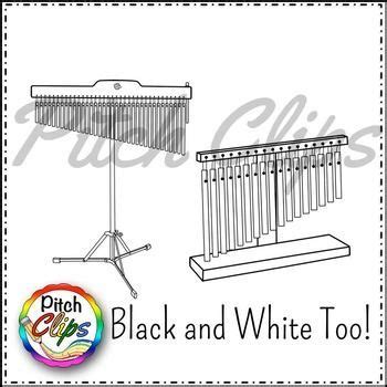 Wind Chimes Clipart (Clip art) - Commercial Use, SMART OK! Orchestra/Classroom | Wind chimes ...