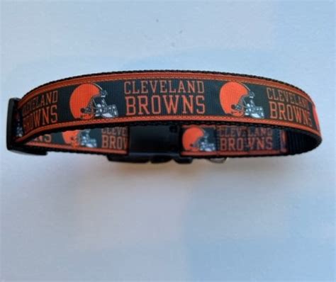 Cleveland Browns Dog Collar - Etsy