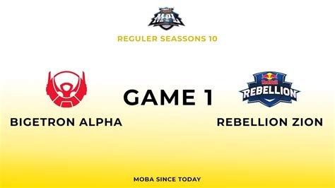 Bigetron Alpha Vs Rebellion Zion Game Mpl Id S Youtube