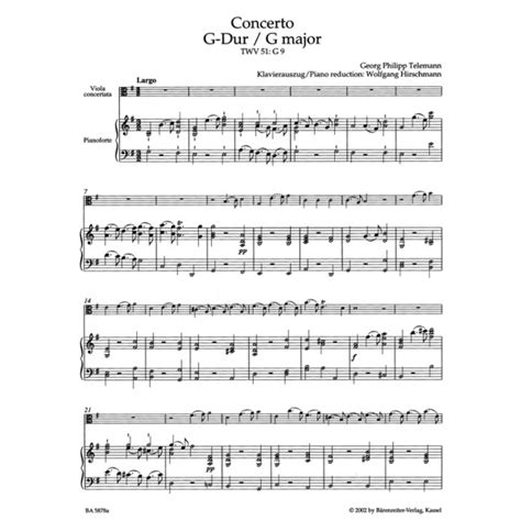 Telemann Viola Concerto In G Major Pdf To  Ohentrancement