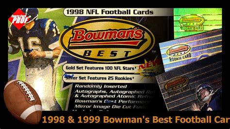 1998 1999 Bowman S Best Football Card Sets YouTube