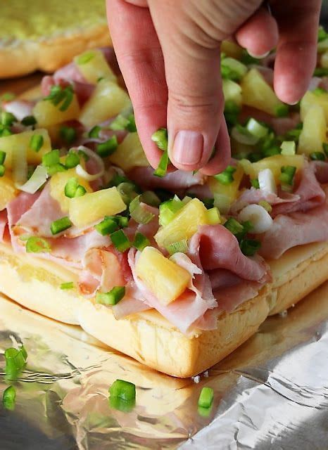 How To Make Hawaiian Ham Cheese Party Sandwiches Image Party