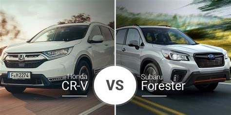 Honda CR V Vs Subaru Forester Garber Honda