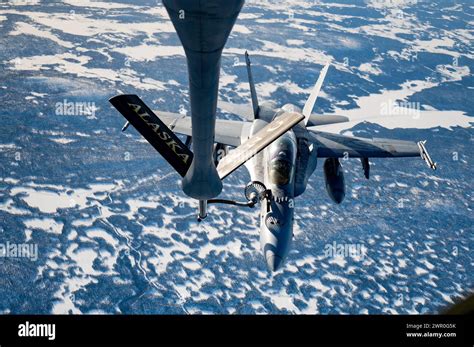 A U S Air Force Kc Stratotanker From The Th Wing Alaska Air