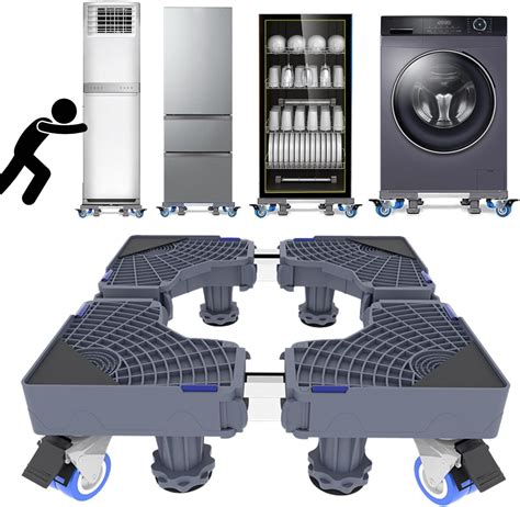 Base Móvil para Lavadora Base para Refrigerador con Ruedas Bloqueables