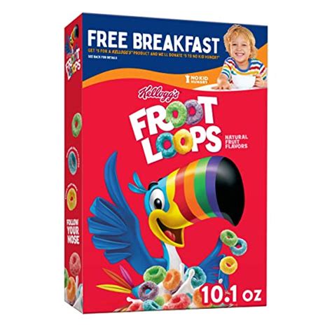 Kelloggs Froot Loops Sweetened Multi Grain Cereal 286g Souqandbazaar