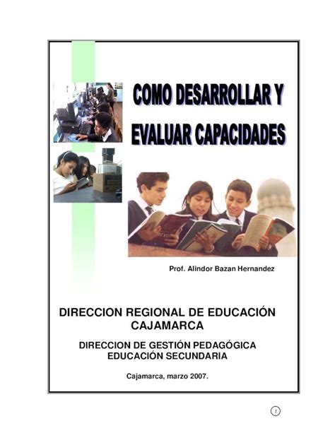 PDF Como Desarrollar Capacidades DOKUMEN TIPS