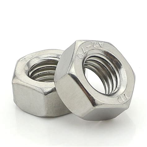 ISO 4032 Coarse Thread Fastener Carbon Steel Zinc Plated Wheel Nuts