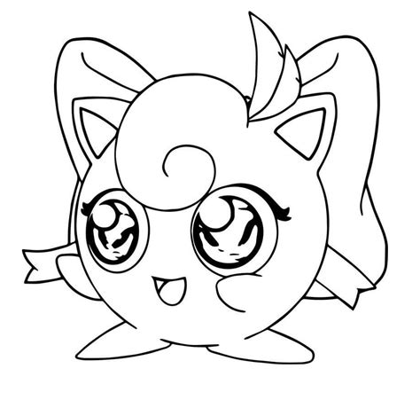 Lovely Jigglypuff F Rbung Seite Kostenlose Druckbare Malvorlagen F R