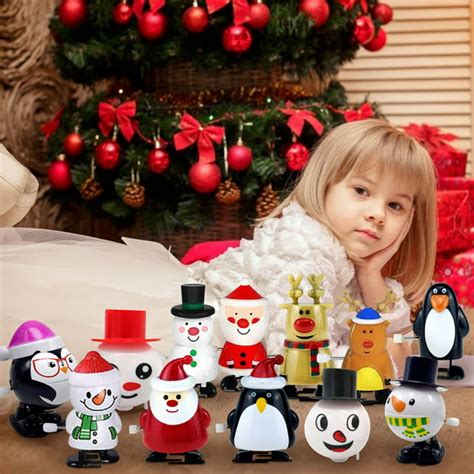 Fonwoon 12pcs Christmas Stocking Stuffers Wind Up Toys Assortment