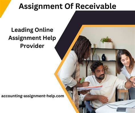 Assignment Of Receivable Accounting Assignment Help Online