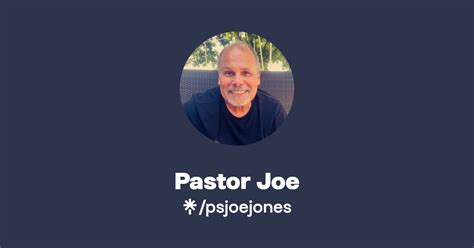 Pastor Joe Instagram Facebook Linktree