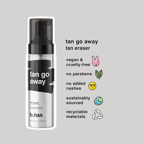 Btan Self Tan Remover Tan Go Away Fast Sunless Philippines Ubuy