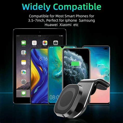 Car Magnetic Phone Holder 360 Rotation AirVent Mobile Holder Air Vent