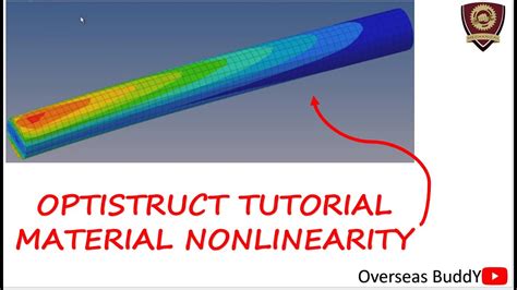 Optistruct Tutorial Nonlinear Analysis Geometric Nonlinearity