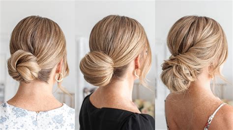 Bun Hairstyles Step By Step