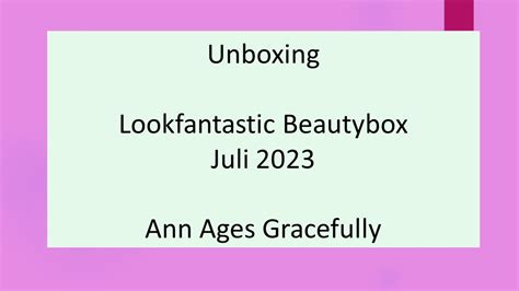 Unboxing Beautybox Juli 2023 YouTube