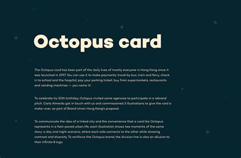 Octopus Card on Behance