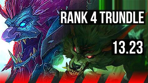 Trundle Vs Warwick Top Rank Trundle Solo Kills Tr Master