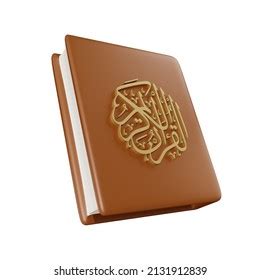 D Al Quran Book Icon Religious Stock Illustration