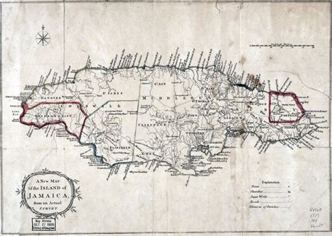 Large Detailed Old Political And Administrative Map Of Jamaica With Images