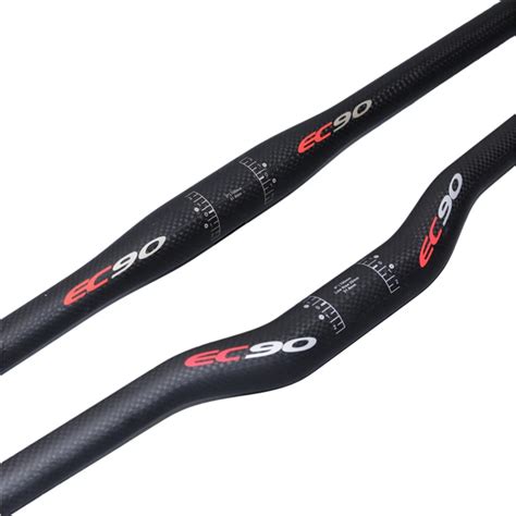 Ec90 Carbon Fibre Mountain Bicycle Flat Handlebar Mtb Bike Rise