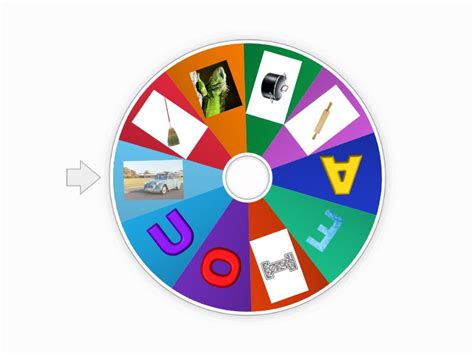 Sonido Inicial Vocalico Spin The Wheel