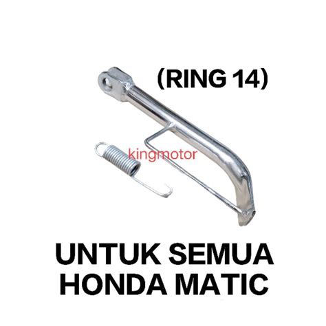 Jual Standar Samping Standat Cagak Satu Ring Chrome Beat Vario