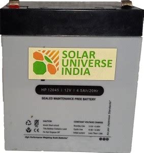 Solar Universe India Sealed Maintenance Free Ah Smf Battery For Bike