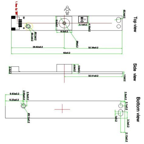 โมดลกลอง USB โฟกสอตโนมต 120 องศา OV5693 พรอมไฟแฟลช ไมโครโฟน HD