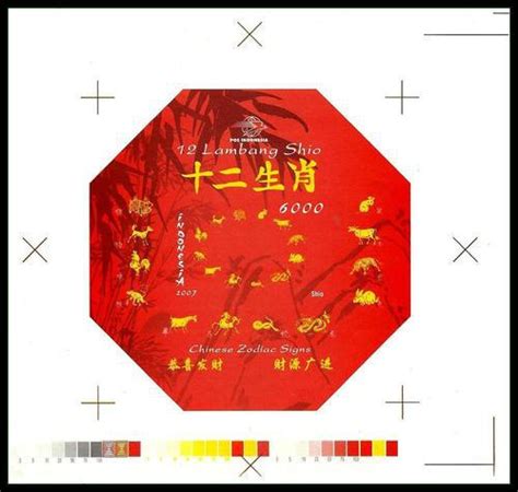 Nederland (indonesia) 2007 - chinese zodiac signs min.sheet in South ...