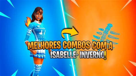 Melhores Combos Com A Nova Skin Isabelle Inverno Best Combos With