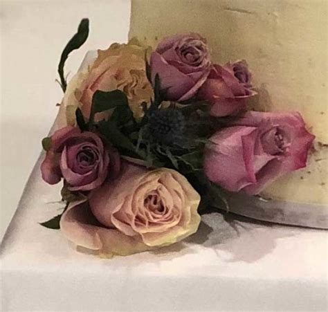 How To Make A Barrel Semi Naked Wedding Cake With Fresh Flower Corsages