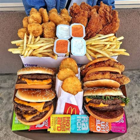 Grub Time Mcdonalds Platter 🍟burgers Fries Nuggets Friend Chicken