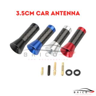 Car Radio Antenna 3 5CM 8CM 12CM Signal Carbon Fiber Aluminum Car FM Am