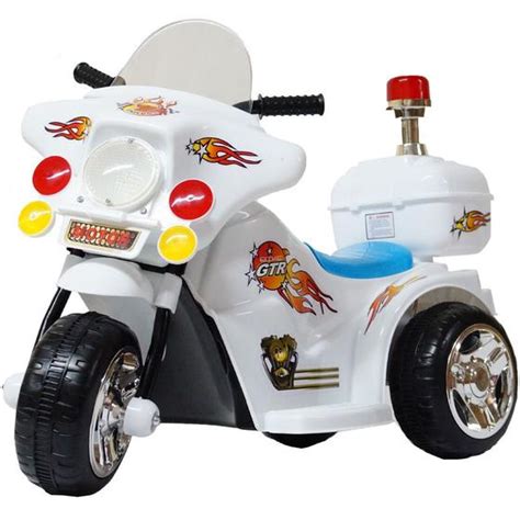 Mini Moto Elétrica Triciclo Criança Infantil Bateria 6V Importway BW006