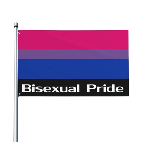 Bisexual Pride Flag Garden Flag Welcome Flag Courtyard Party Slogan Outdoor Decoration Flags