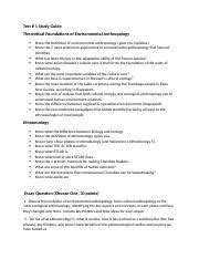 Test 1 Docx Test 1 Study Guide Theoretical Foundations Of