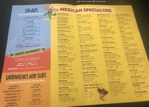 Online Menu Of Tacos N Subs Restaurant Cartersville Georgia 30120