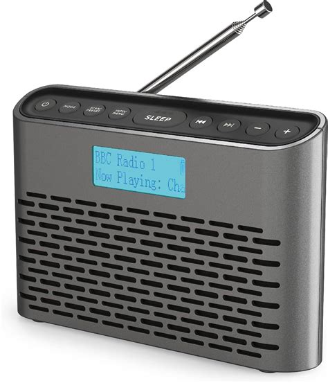 Radio Portatile DAB DAB E FM Ricaricabile Con Suono Stereo Radiolina