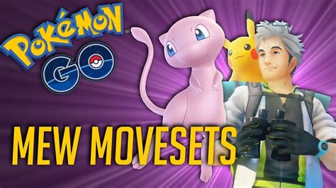 Mew Movesetswhat Can Mew Do Pokémon Go Youtube