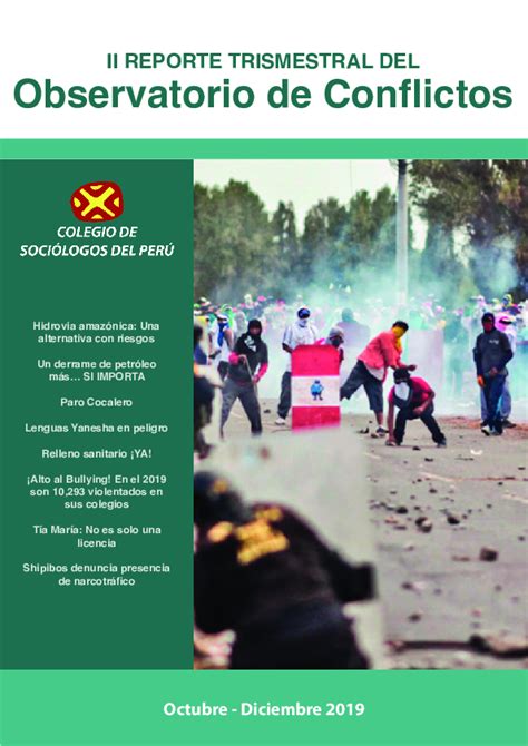 Pdf Ii Reporte De Conflictos Majed E Velasquez And Mirjhan Lino