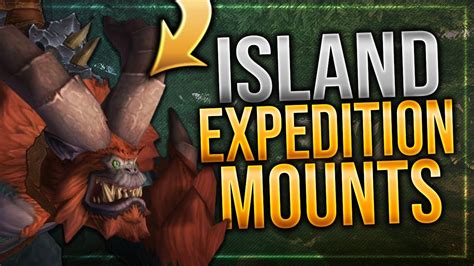 Island Expedition Mounts Ingame Preview Battle For Azeroth Youtube