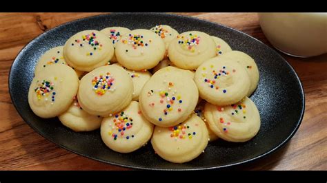 3 Ingredient Sugar Cookies Easy Sugar Cookies Youtube