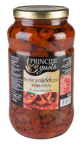 CONS Zongedroogde Tomaten In Olie Pot 2900gram PrincipeDelGusto TT