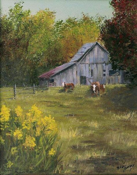 51 Farm and barn paintings ideas | barn, farm, old barns