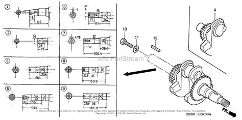 Honda Engines GX200 HX A ENGINE JPN VIN GCAE 1900001 Parts Diagram