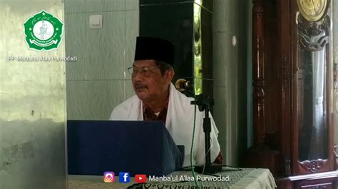 Ngaji Rutin Lapanan Ahad Pon Bersama Ndoro Yai Hamzah Matni YouTube